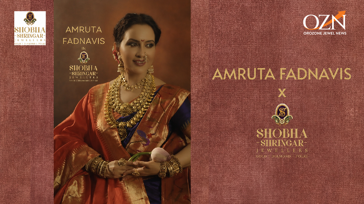 Amruta Fadnavis Celebrates Royal Indian Craftsmanship With Shobha Shringar Jewellers