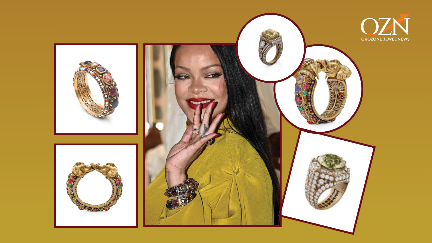 Rihanna Stuns in Sabyasachi Jewellery at Fenty Beauty Launch in Mumbai