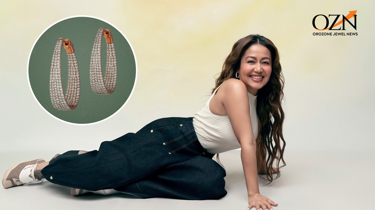 Neha Kakkar Pairs High-Street Denim with Raj Diamonds for Cosmopolitan India
